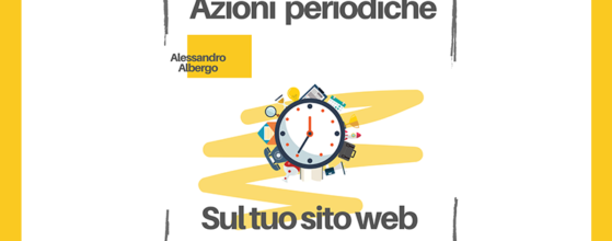 Azioni periodiche sito web